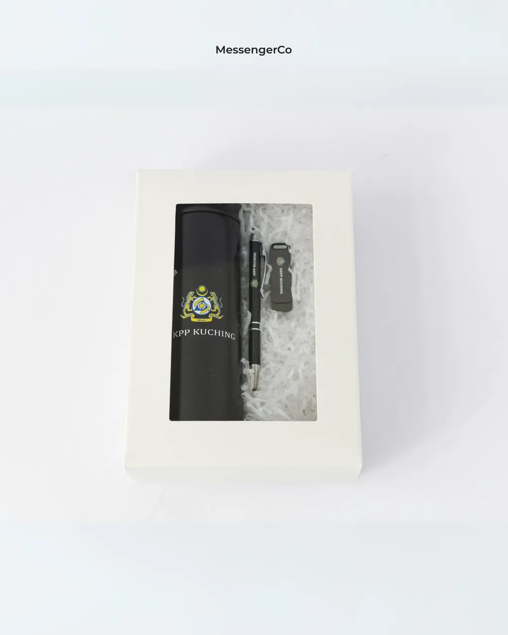 Valor Gift Set – Thermal Flask, Pen & USB Drive - Image 2