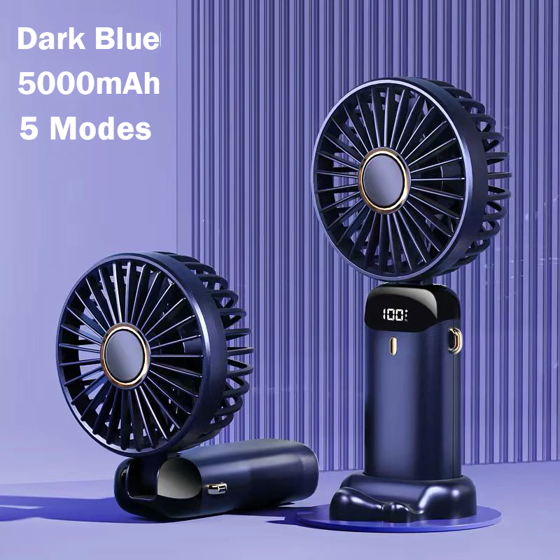 Mini Portable Foldable Small Fan - 5000MAH