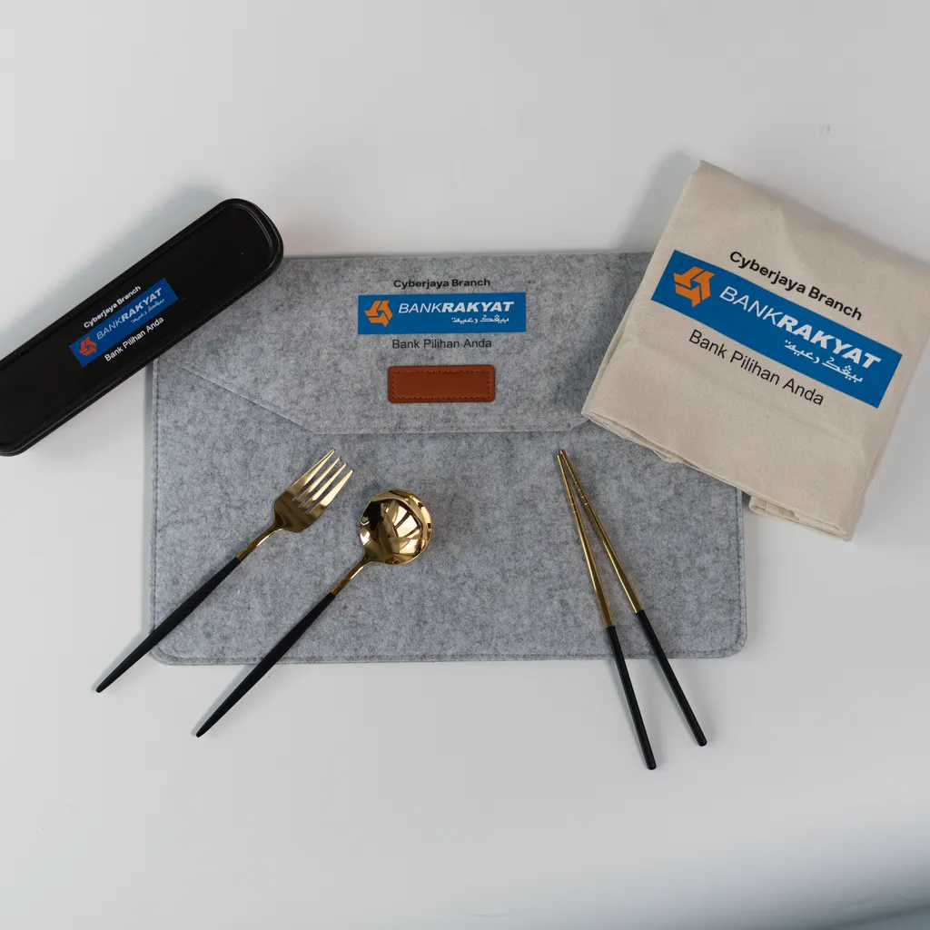 Terra Gift Set – Tote Bag, Cutlery & Felt Pouch