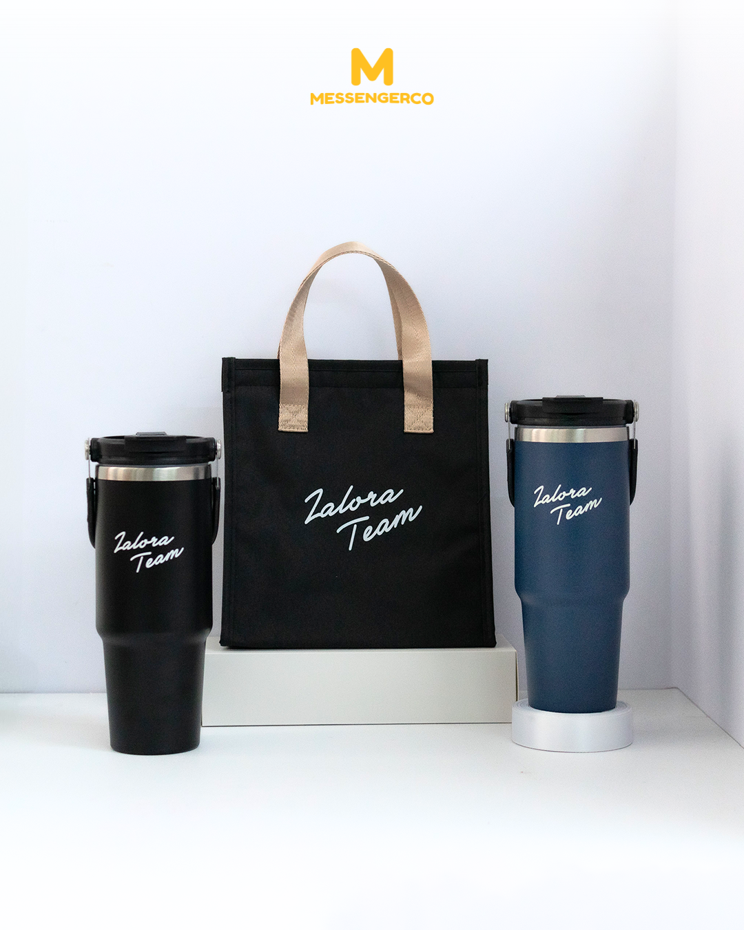 Everyday Gift Set – Stainless Steel Tumbler & Insulated Lunch Bag