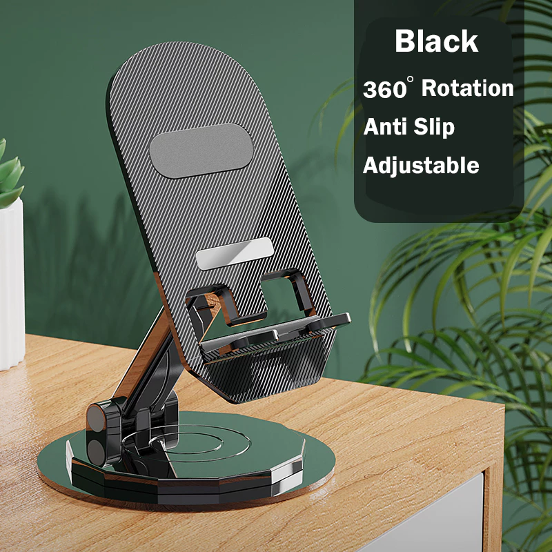 Universal Folding Adjustable Phone & Tablet Stand | 360° Rotatable, Portable Phone Holder