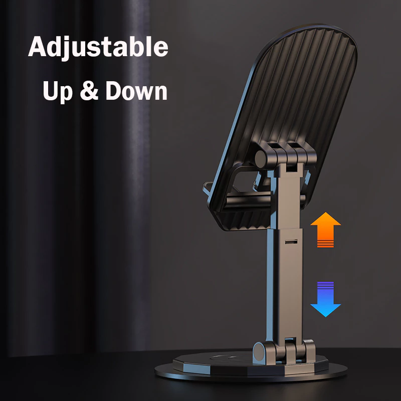 Universal Folding Adjustable Phone & Tablet Stand | 360° Rotatable, Portable Phone Holder