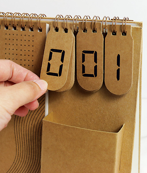 ECO Countdown Calendar - 
Sustainable Flip-Style Countdown Calendar