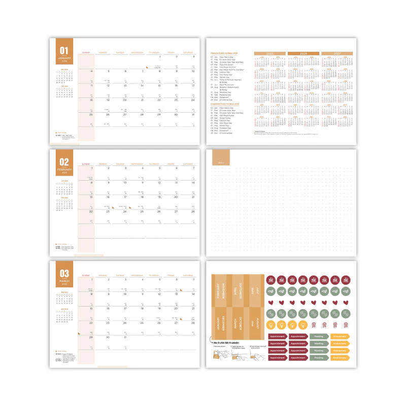 Pioneer Calendar - Apricot - Image 3