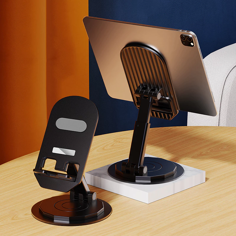 Universal Folding Adjustable Phone & Tablet Stand | 360° Rotatable, Portable Phone Holder