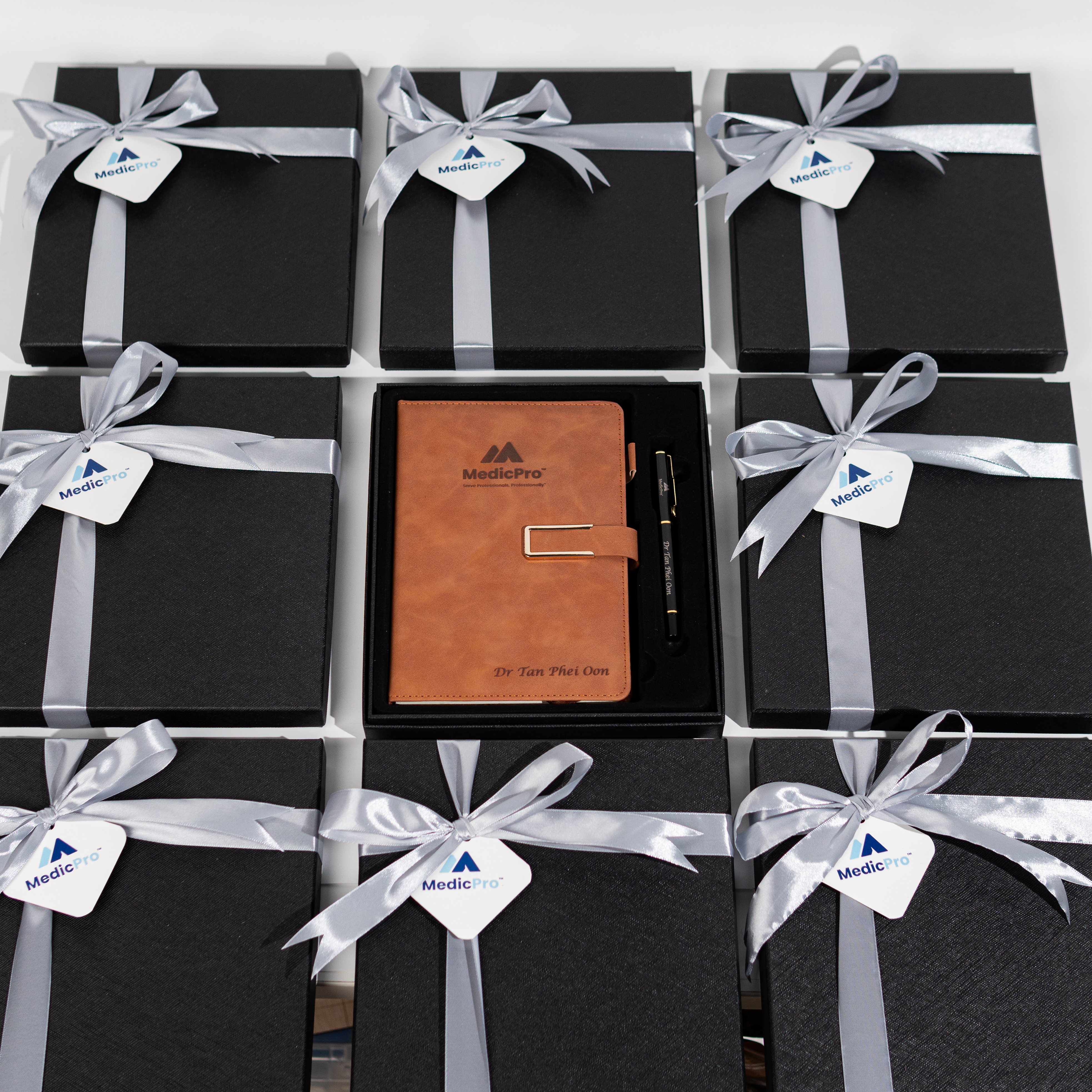 CLASSIC Notebook Pen Gift Set - Brown - Image 2