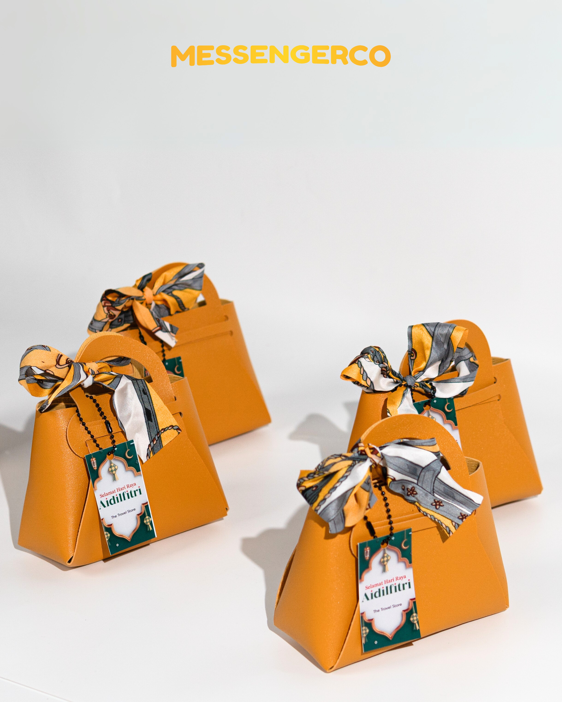 Barakah Gift Set - Ajwa Dates in Yellow Doorgift Bag