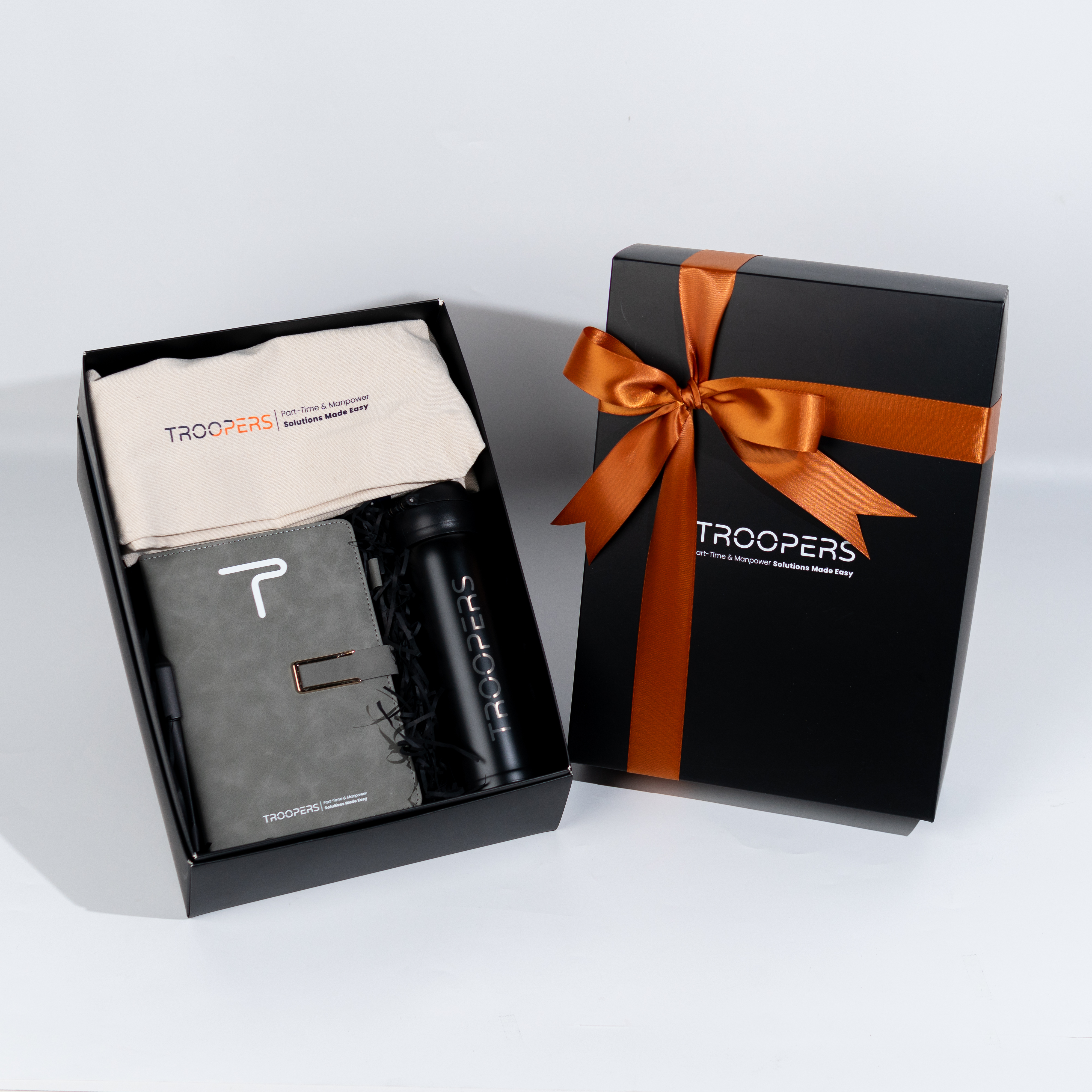 Elevate Gift Set - A5 Notebook Set, Flask and Tote Bag | Corporate ...