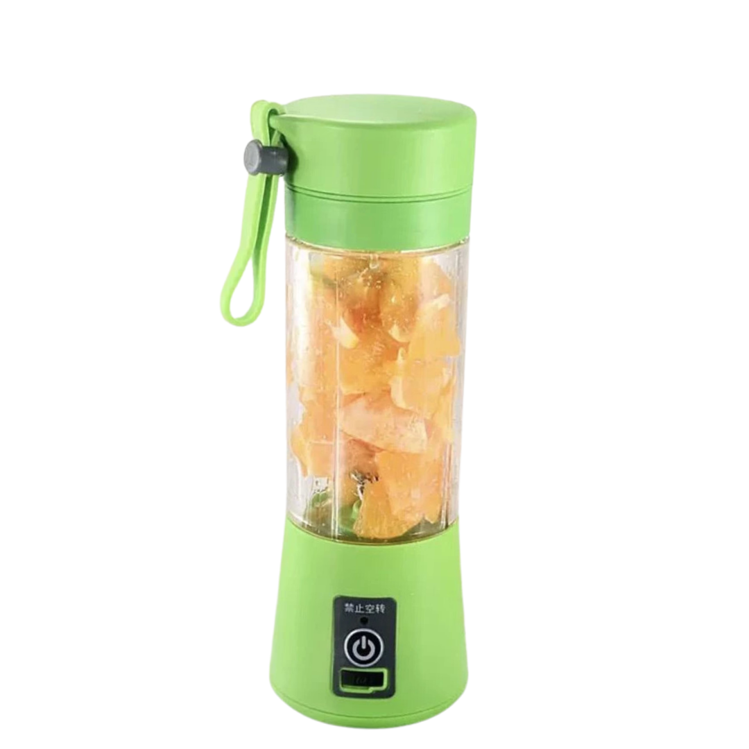 Portable USB Rechargeable Fruit Juice Blender | 380ML Juicer Mixer with 6 Blades