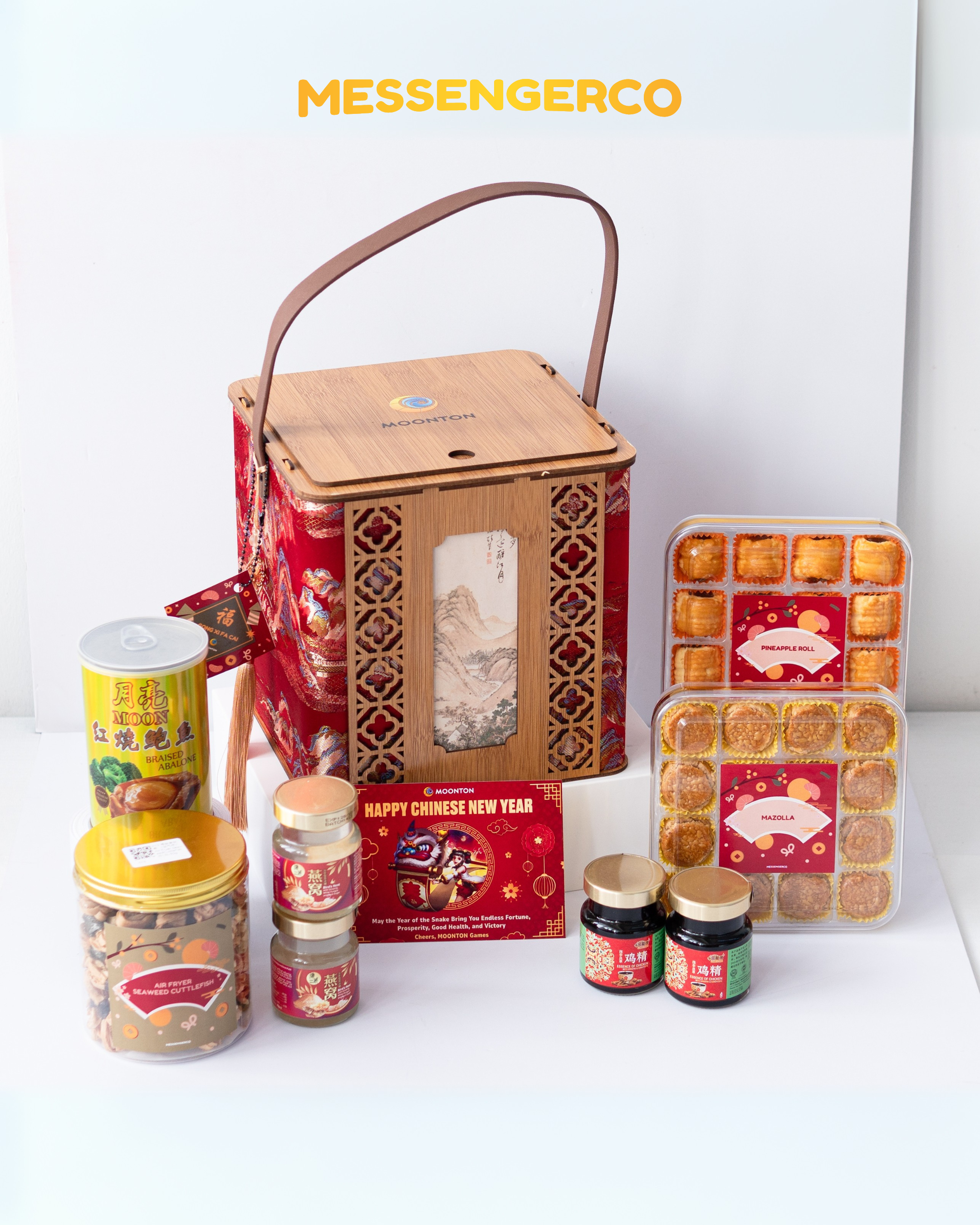 CELESTIAL Custom Gift Set – Abalone, Chicken Essence & Gourmet Cookies