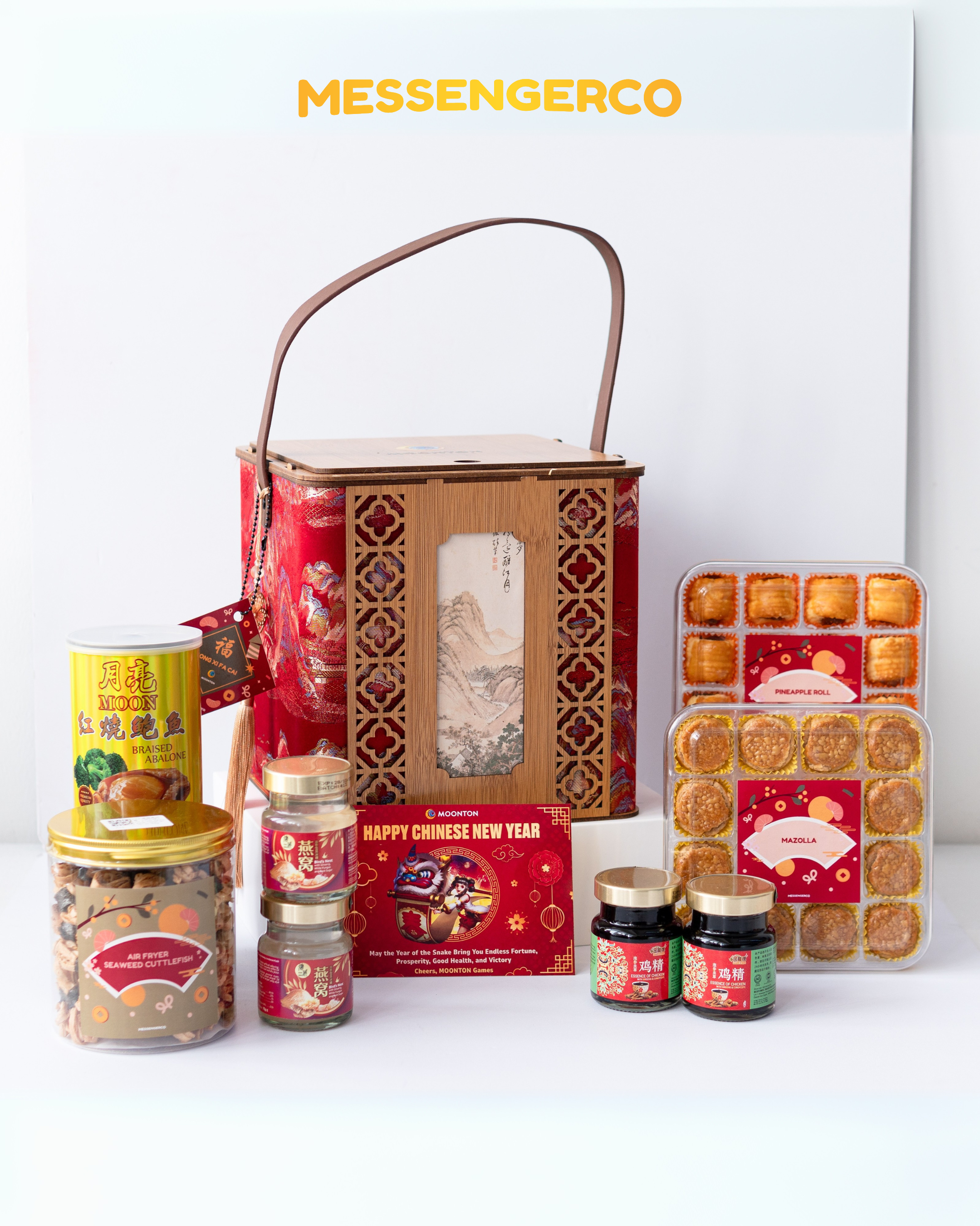 CELESTIAL Custom Gift Set – Abalone, Chicken Essence & Gourmet Cookies - Image 2