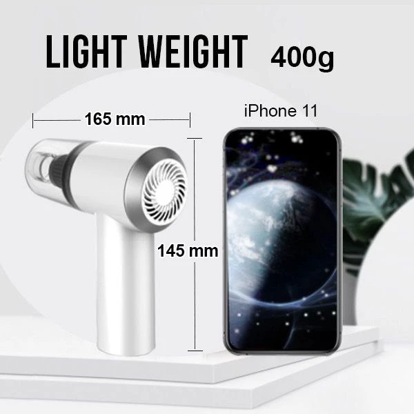 Cordless Car Vacuum Cleaner | 9900PA Mini Wireless Rechargeable Vacuum for Car & Home