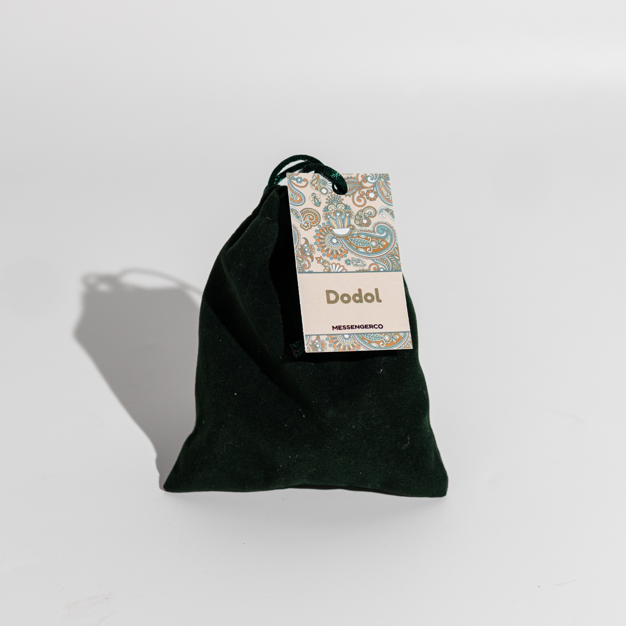 Velvet Drawstring bag 10*12cm - Green