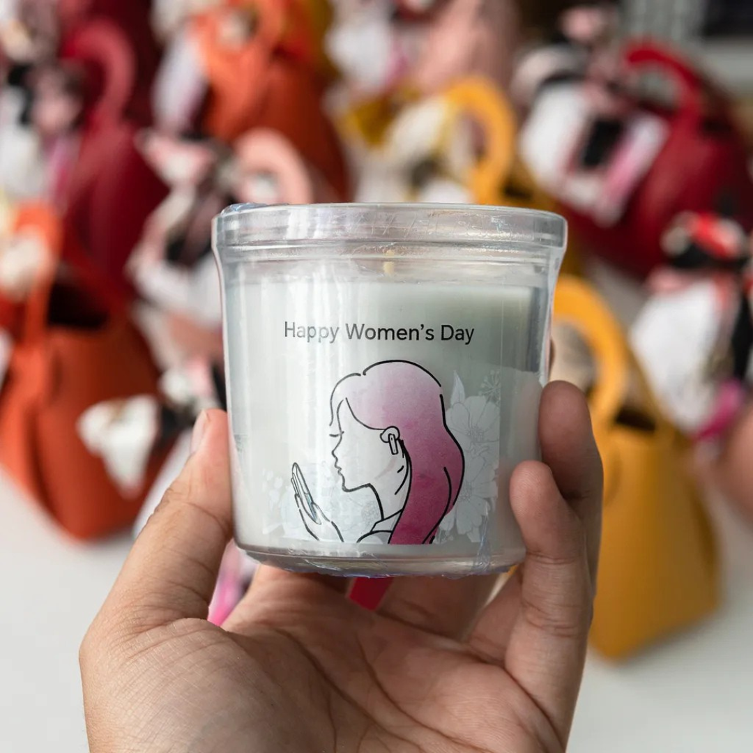 AMBER Gift Set - Honey & Candle Set - Image 2