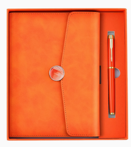 AUREA Notebook giftset - Sunset orange | Corporate Gifts Malaysia ...