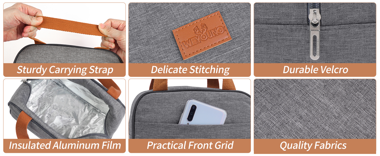 SLATE Thermal Lunch Bag (Portable Style – J Model) - Image 4