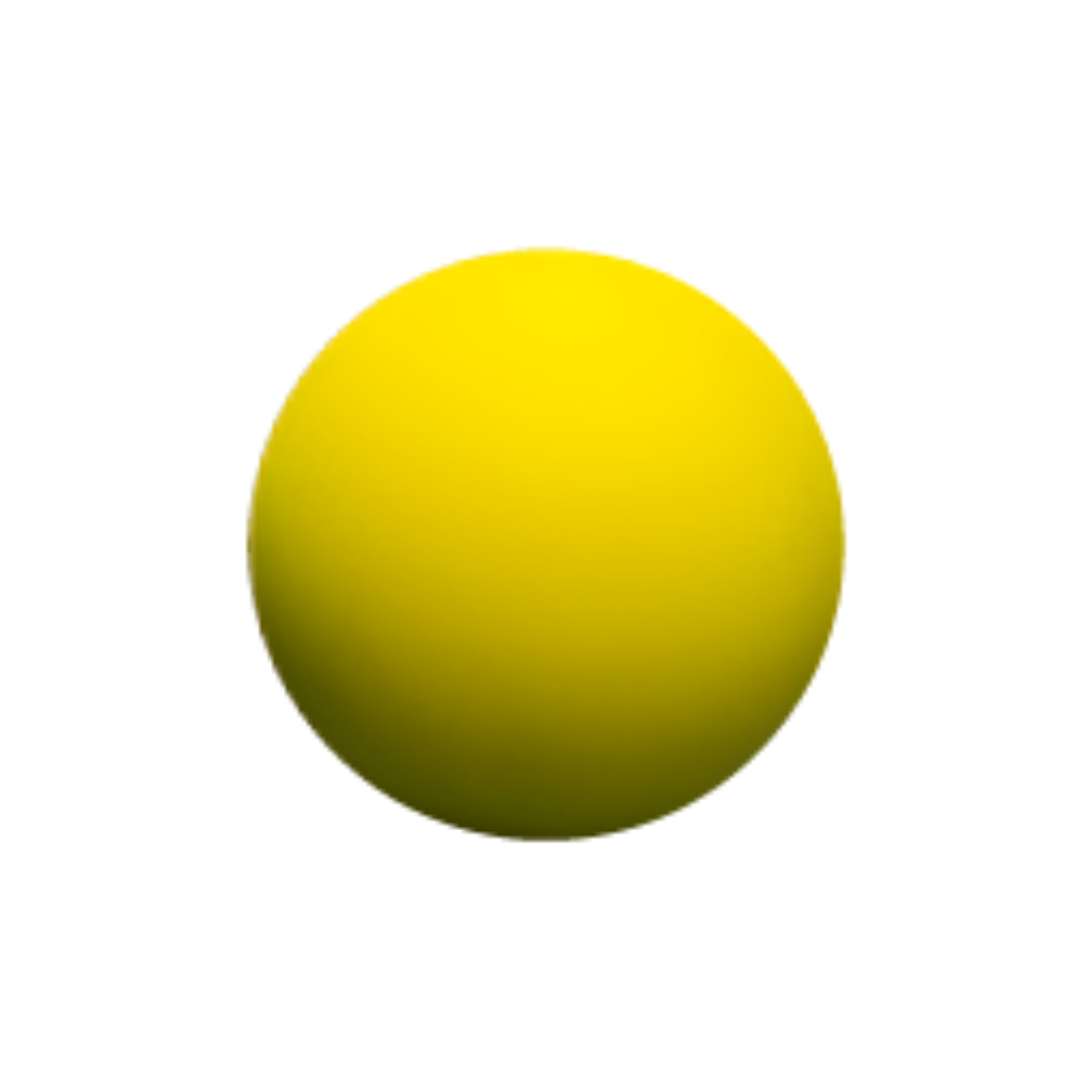 Stress-Buster Rubber Ball (20cm |Yellow)