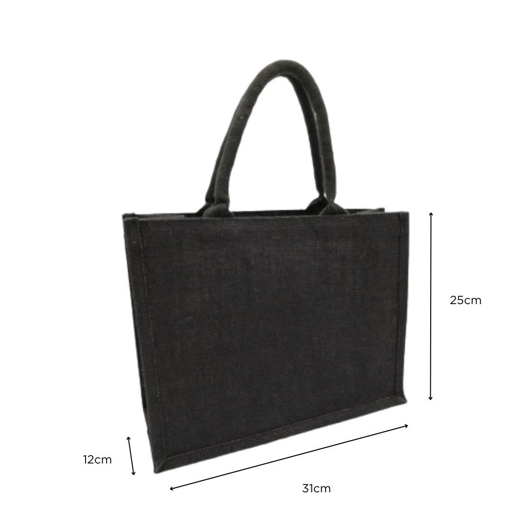 Jute Small (JS) Bag Black - Image 2