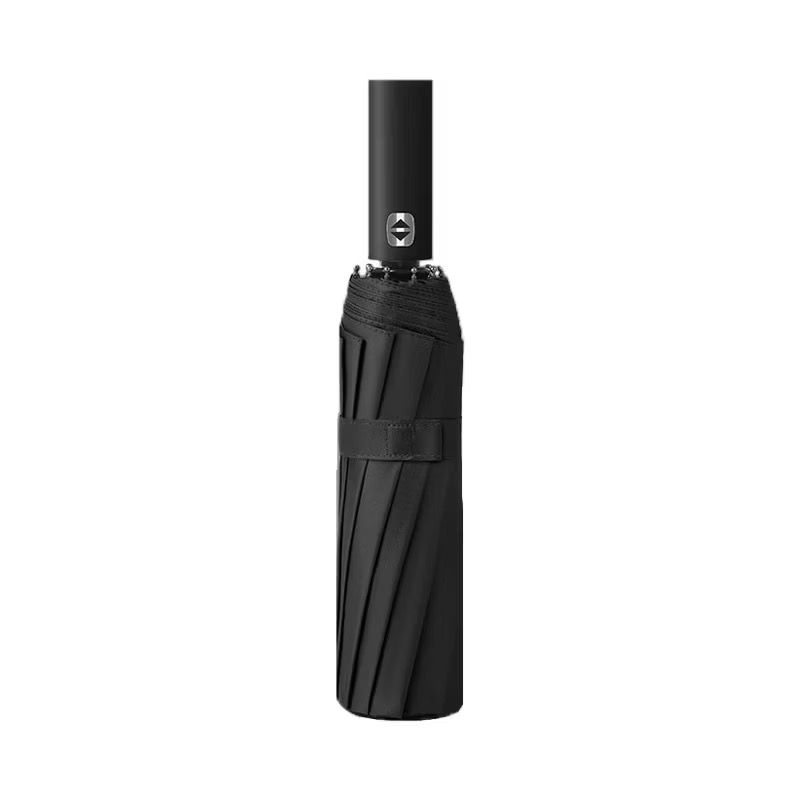 23" Auto-Open 12-Rib Windproof Umbrella | Compact Folding Design