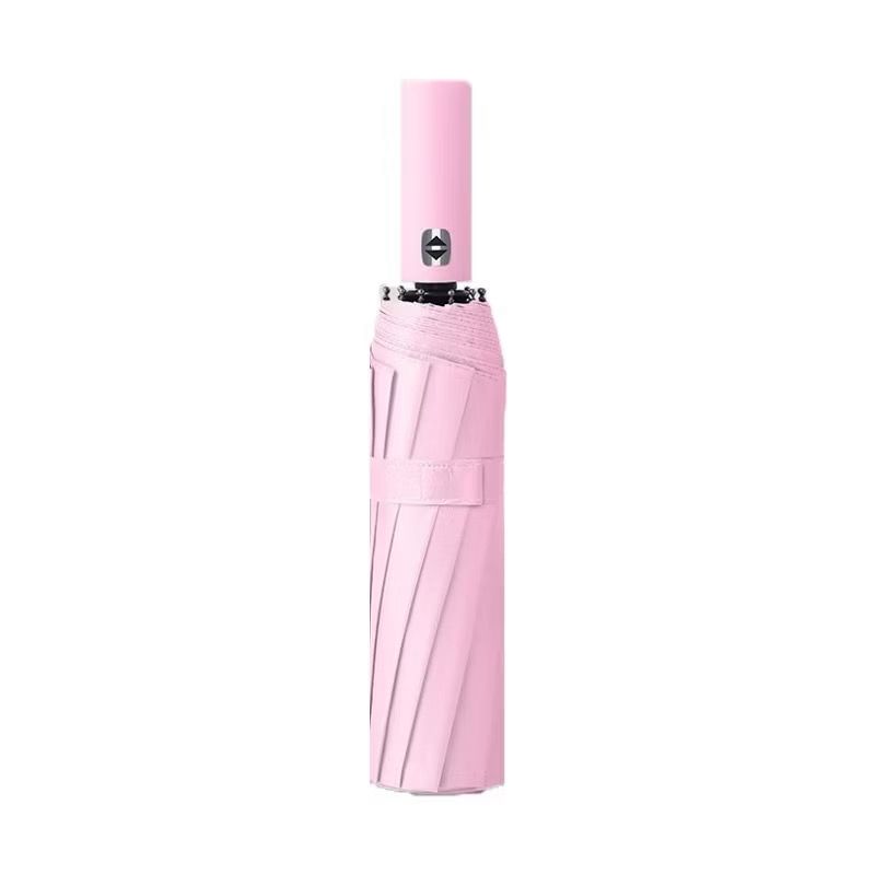 23" Auto-Open 12-Rib Windproof Umbrella | Compact Folding Design