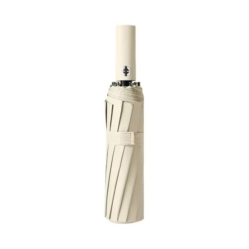 23" Auto-Open 12-Rib Windproof Umbrella | Compact Folding Design