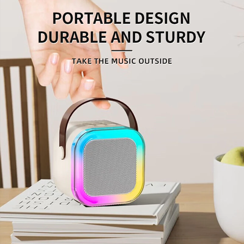 Mini Wireless Bluetooth Karaoke Speaker | Portable Mic System | 6W Hi-Fi Sound