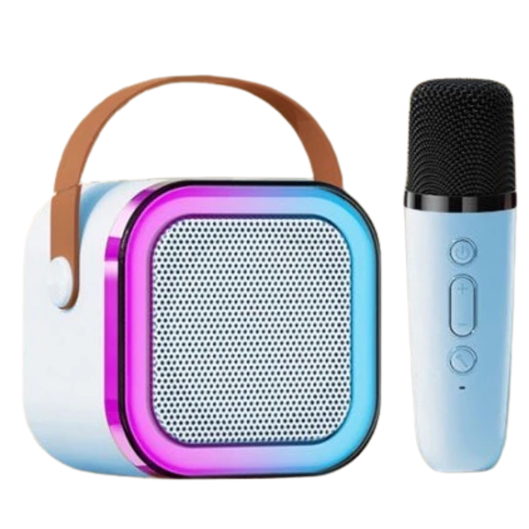Mini Wireless Bluetooth Karaoke Speaker | Portable Mic System | 6W Hi-Fi Sound