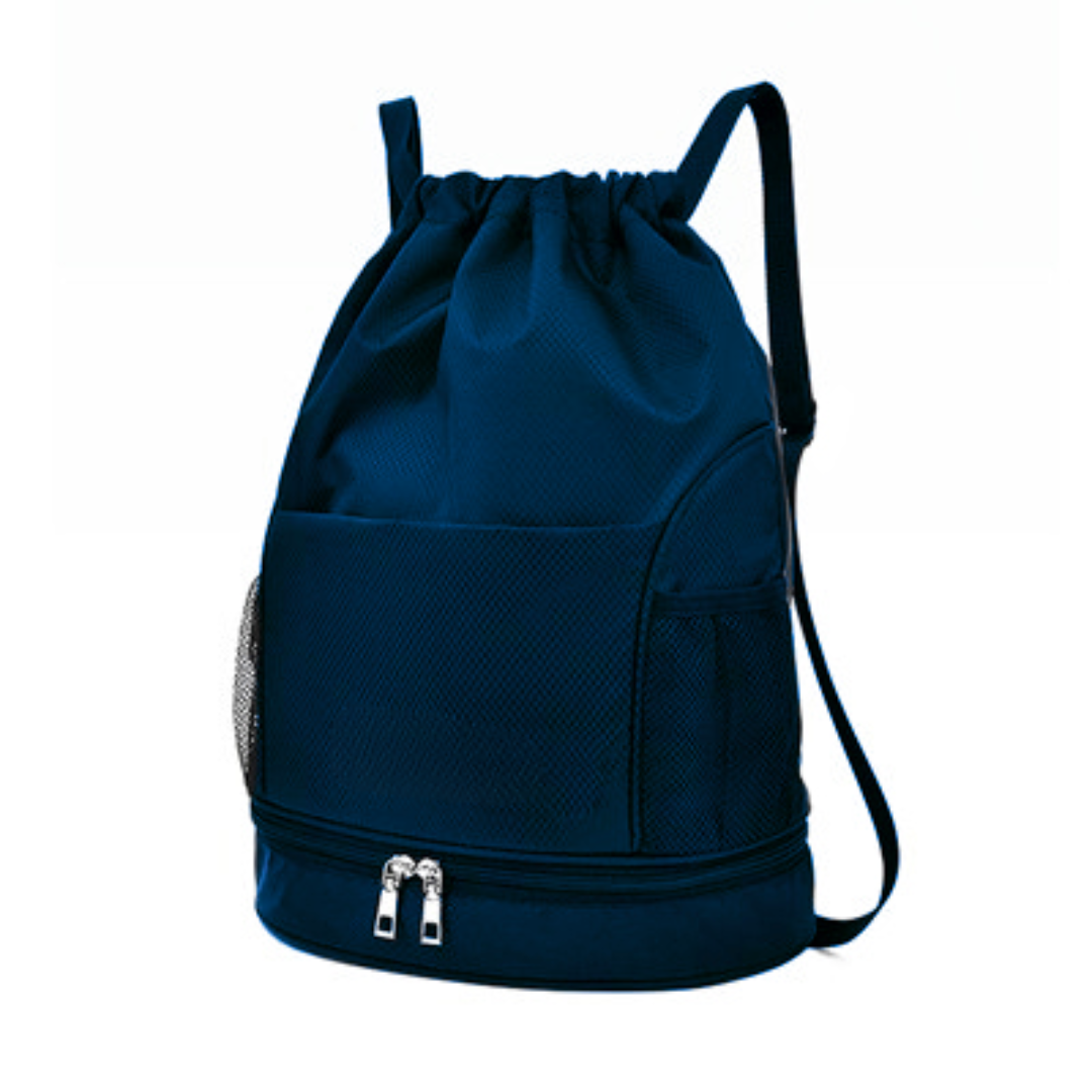 ROX Polyester Oxford Fashion Drawstring Bag - Navy Blue