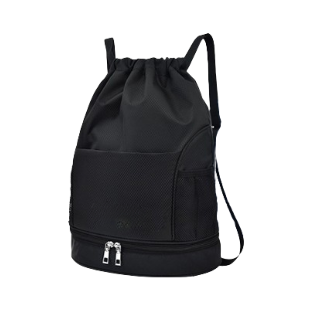 ROX Polyester Oxford Fashion Drawstring Bag - Black
