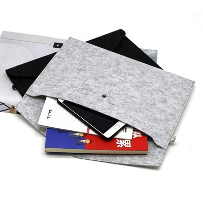 14″ FELIX Felt Carry Folder - Light Grey - Image 5