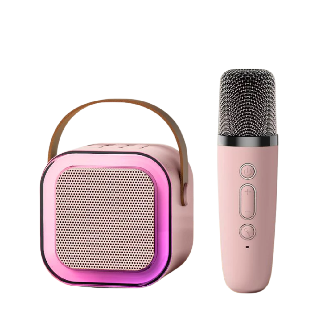 Mini Wireless Bluetooth Karaoke Speaker | Portable Mic System | 6W Hi-Fi Sound