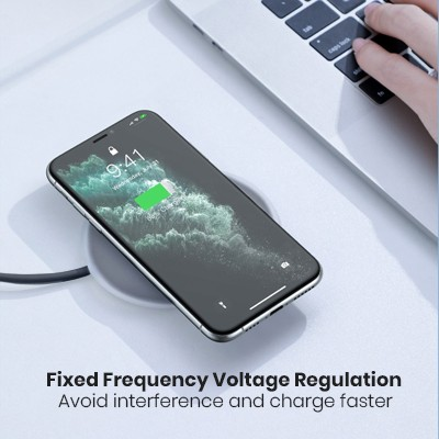 BASEUS Jelly Wireless Charger β 15W (Black) - Image 5