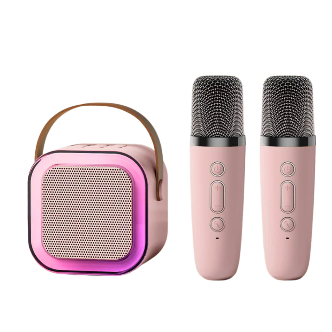 Mini Wireless Bluetooth Karaoke Speaker | Portable Mic System | 6W Hi-Fi Sound