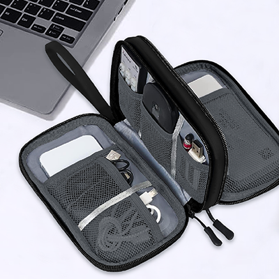 DUO Water-Repellent 2-Layer Gadget Pouch V2 (Black) - Image 7