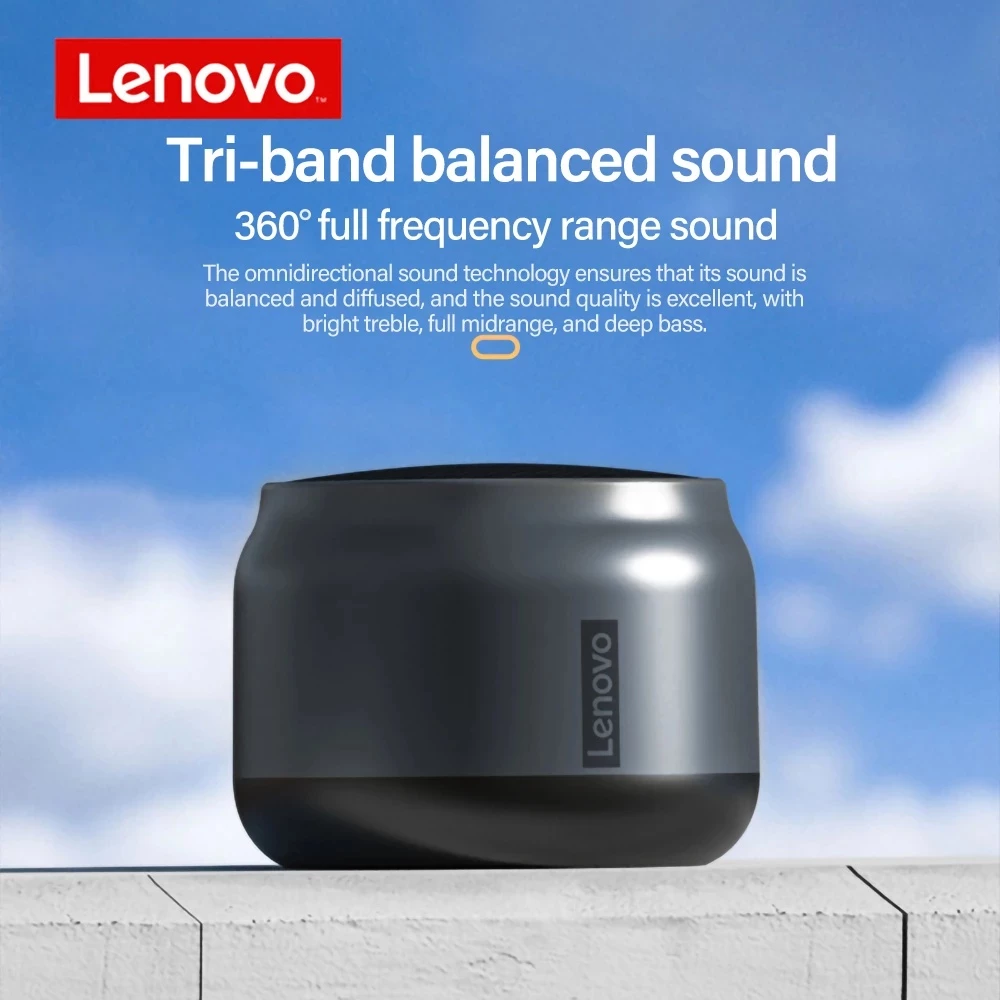 Lenovo K30 Wireless Portable Bluetooth Speaker | 3D Stereo Sound & Subwoofer | Thinkplus