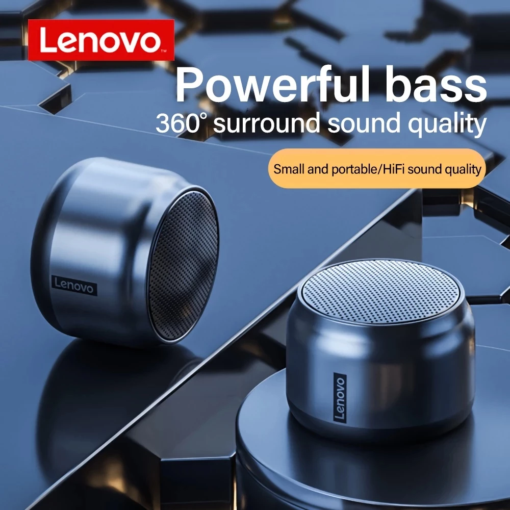 Lenovo K30 Wireless Portable Bluetooth Speaker | 3D Stereo Sound & Subwoofer | Thinkplus
