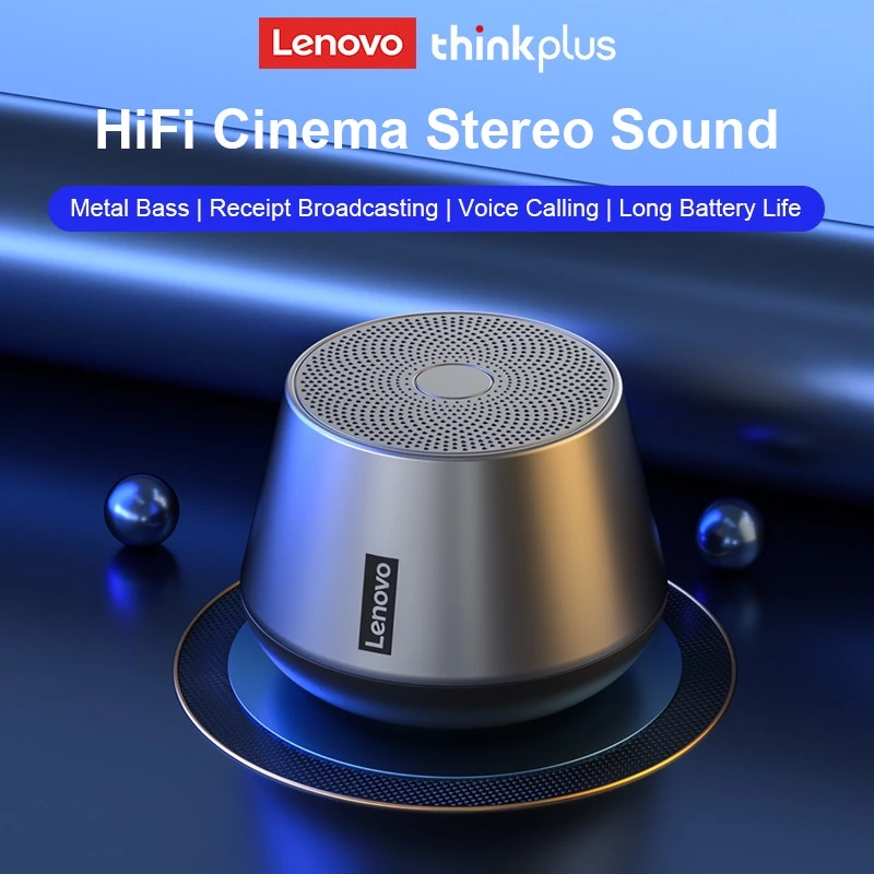Lenovo K3 PRO Wireless Portable Bluetooth Speaker  | HiFi Stereo, Waterproof, Bluetooth 5.0 | ThinkPlus