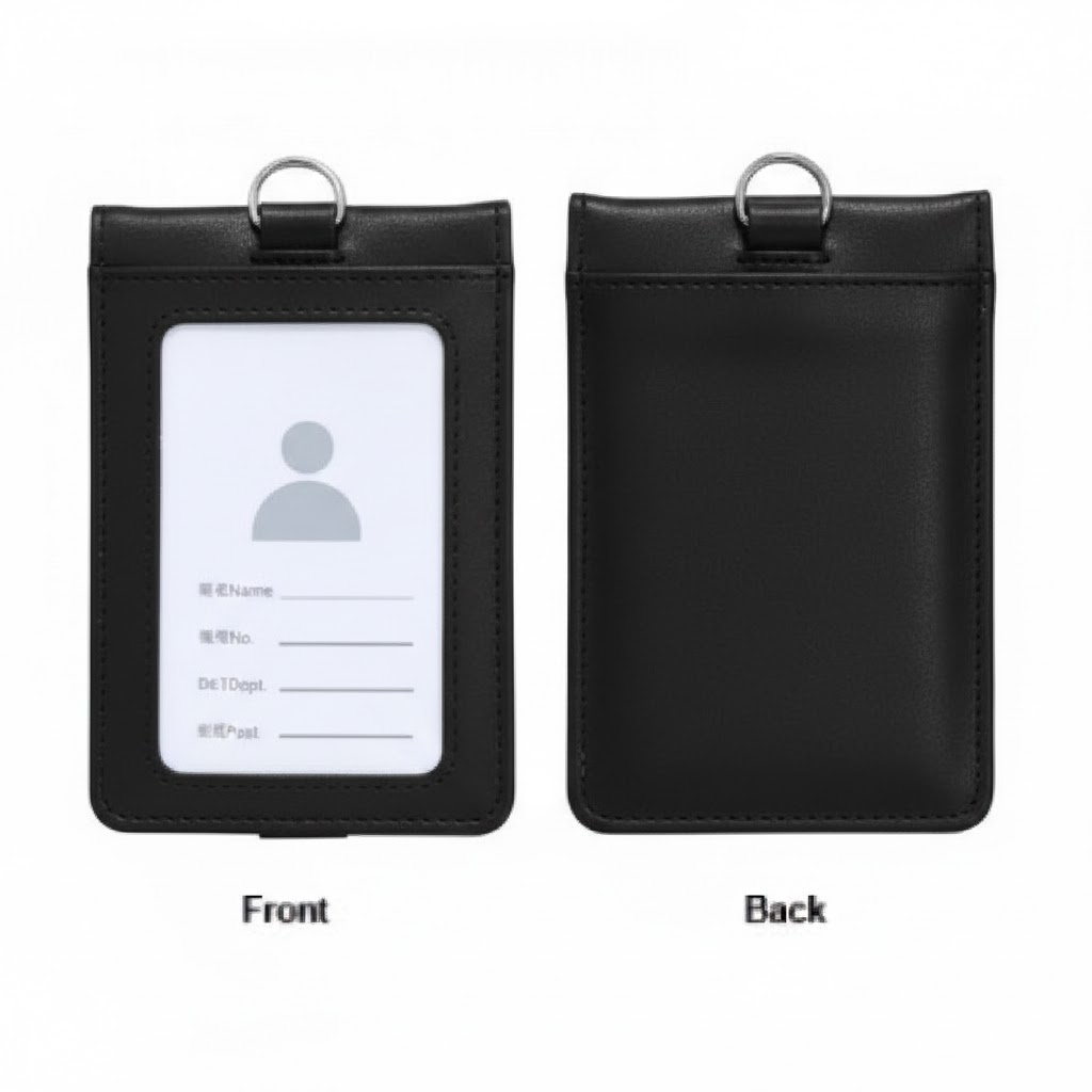 SMOOV PU ID Holder Flip Wallet - Black