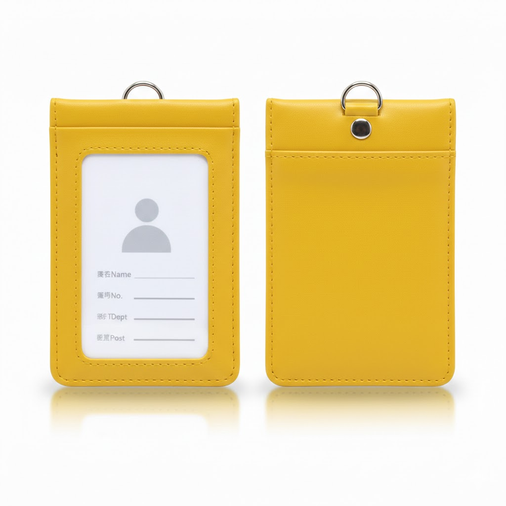 SMOOV PU ID Holder Flip Wallet - Yellow