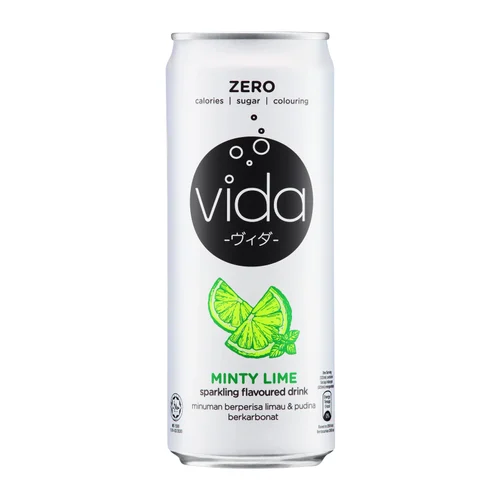 Vida Zero Sparkling Minty Lime | 325ml | Halal