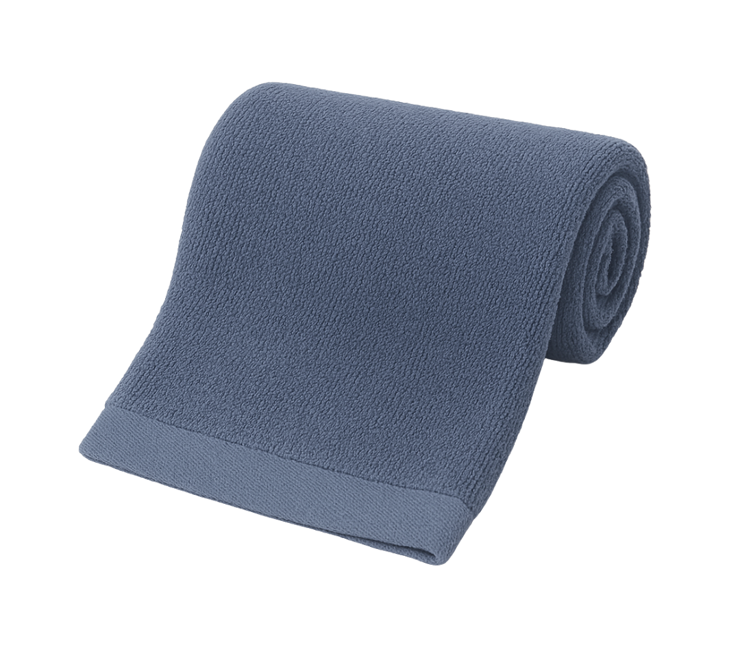 SPORTS Pure Cotton Sports Towel (1100mmx200mm) - 110g Grey