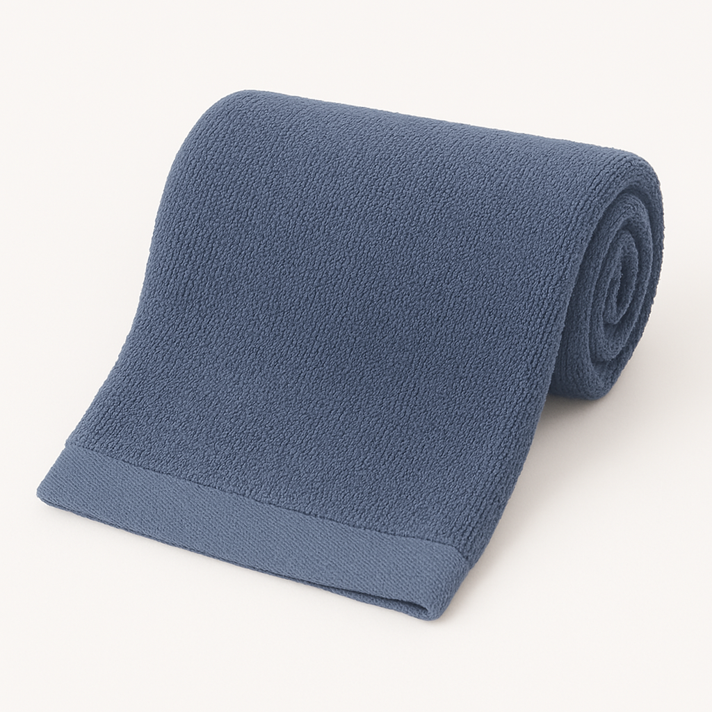 SPORTS Pure Cotton Sports Towel (1100mmx200mm) - 110g Grey - Image 2