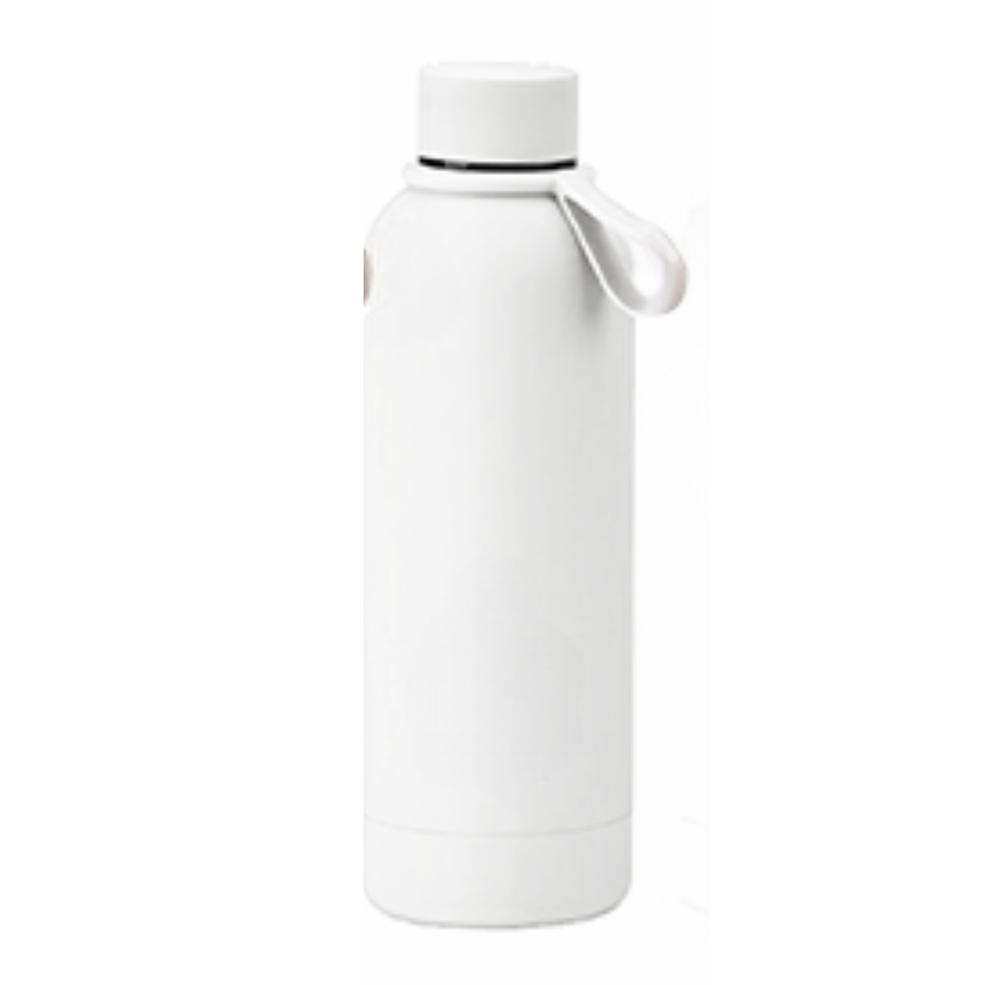 SEEK Thermos Coated Stainless Steel Bottle – 500ml - White