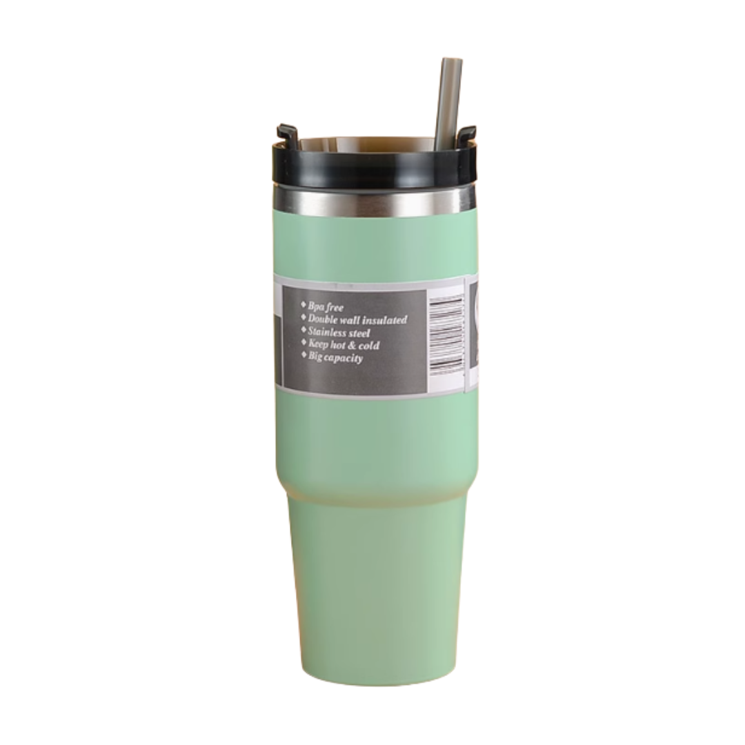 Stainless Steel Tumbler Cup (890ml) - Green