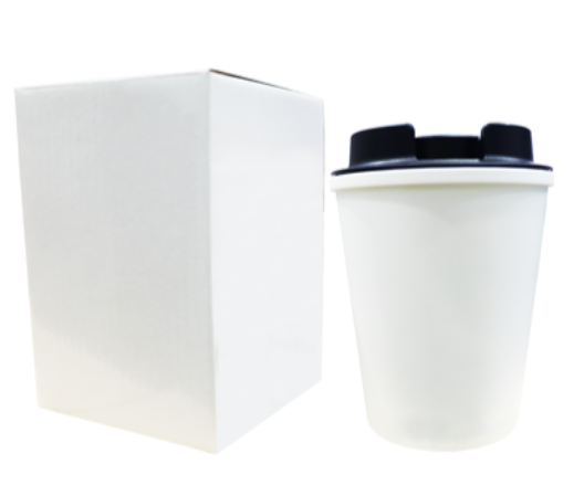 CORE PP Double Wall Mug (350ml) - White - Image 4