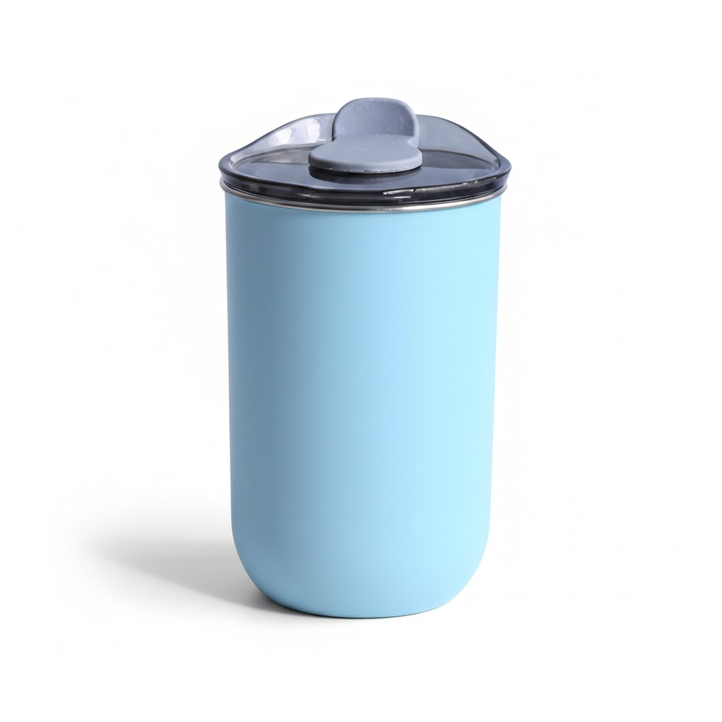 MUGG Stainless Steel Mug with Top Lid (300ml) - Blue