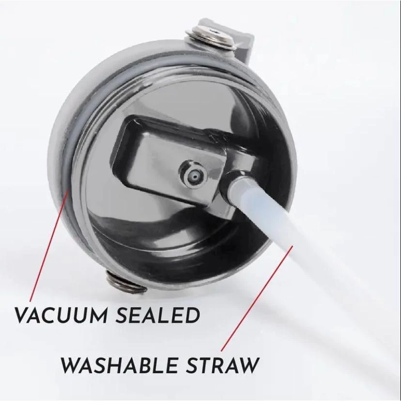 THERMOVA Stainless Steel Tumbler with Handle (890ml | Army Green) - Image 5