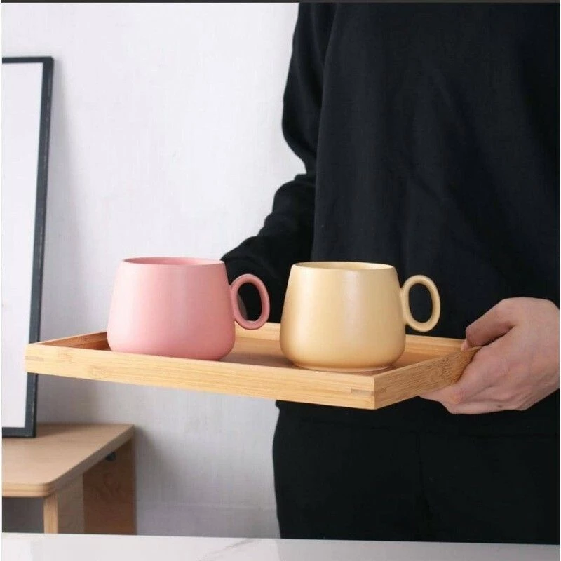 Nordic Matte Ceramic Mug White - Image 5