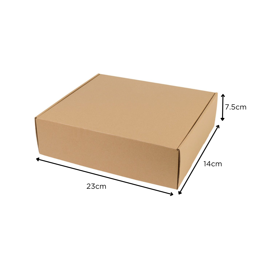 Kraft Mailer Box Brown (23cm x 14cm x 7.5cm)