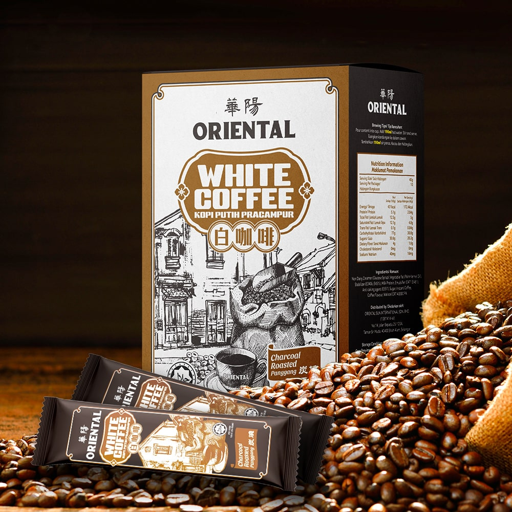 Oriental Roasted White Coffee | 400g (40g x 10) | Halal